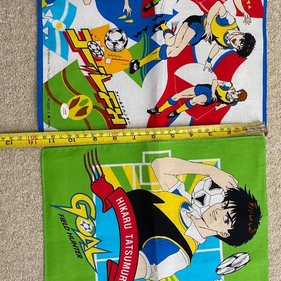 Vintage anime Goal FH (Field Hunter) 1994 Soccer NHK handkerchiefs - Picture 7 of 11